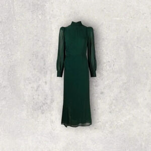 Reformation Aude high-neck midi dress size 2 B2601